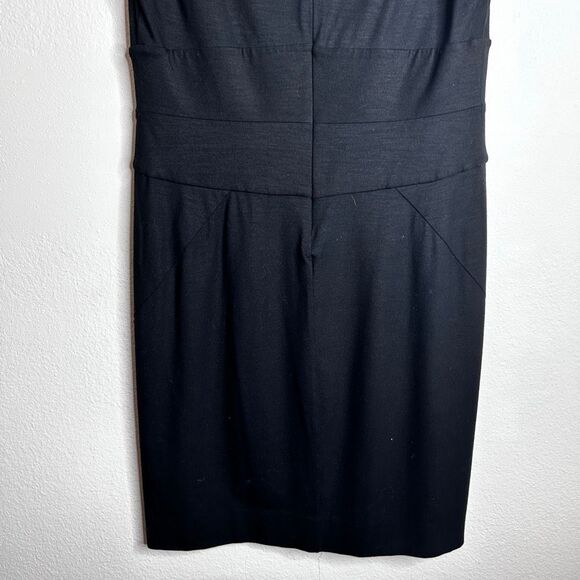 Diane Von Furstenberg DVF Black Sleeveless Ponte A Line Dress Size 10 Closet Sta - Picture 6 of 10